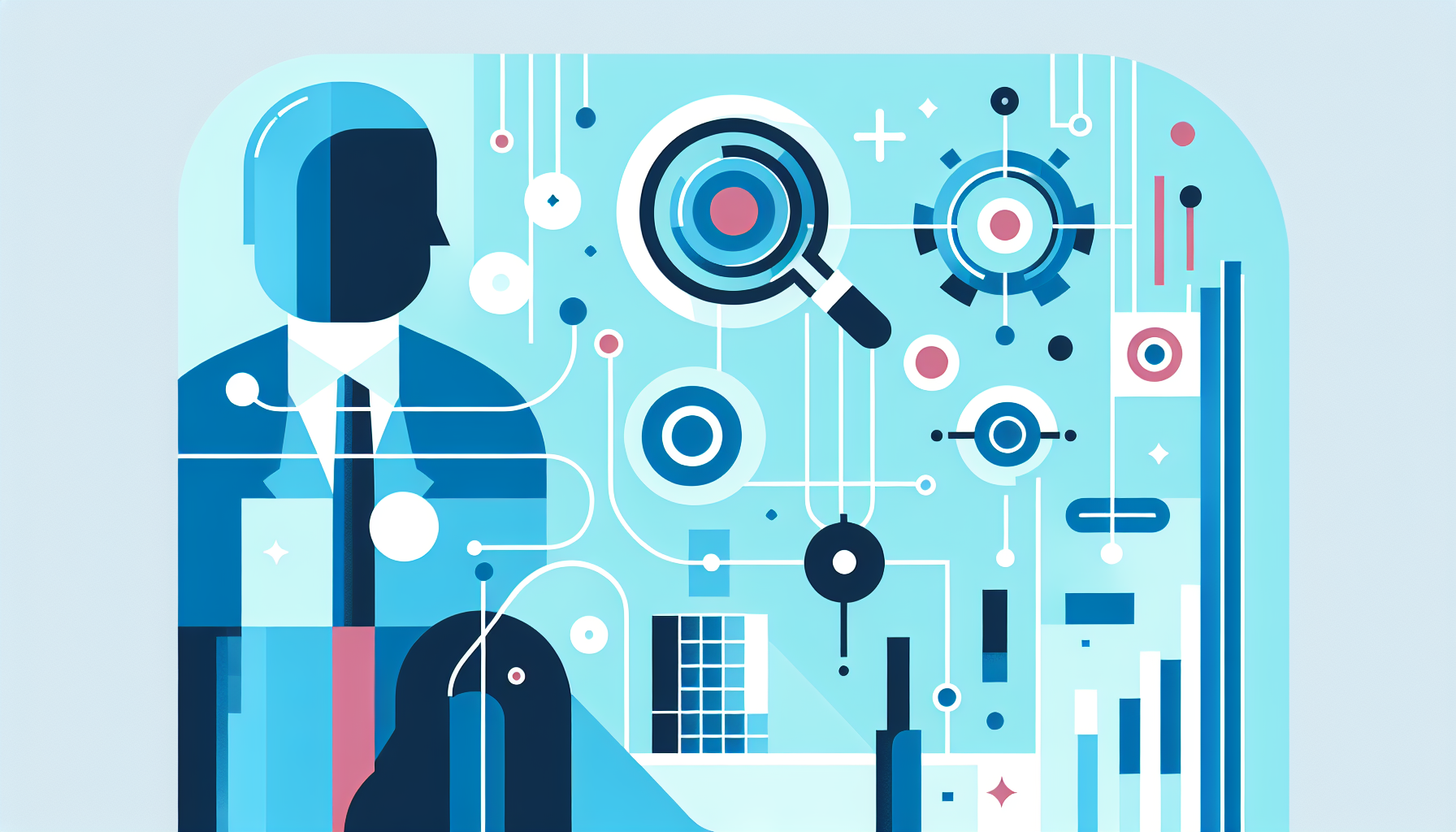 Иллюстрация к статье о создании информационных гидов для AI поисковых систем